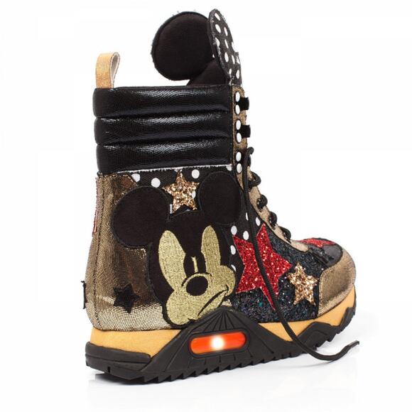Rare Irregular Choice Disney Gosh Mickey Mouse Light Up Sneakers 7.5 w/ box VGUC - Picture 16 of 16